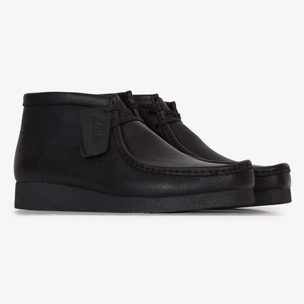 Botas De La Marca Clarks Para Hombre Modelo Wallabee Evo Boot Black Leather En Color Negro