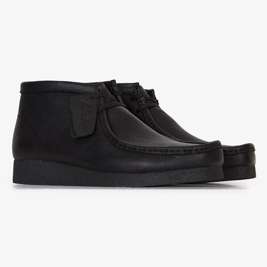 Botas De La Marca Clarks  Para Hombre Modelo Wallabee Evo Boot Black Leather En Color Negro