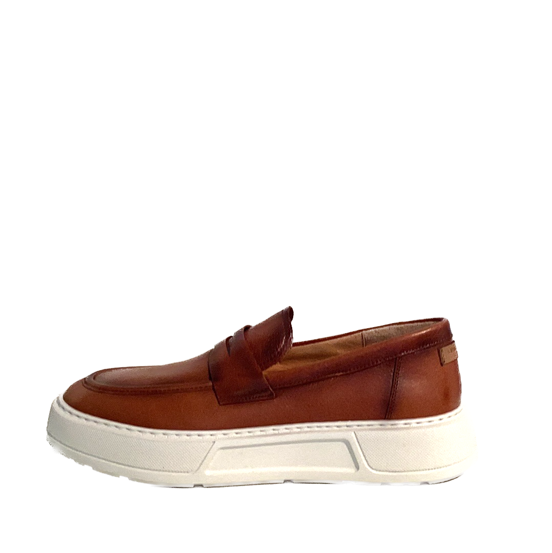 LUIS GONZALO 1966 | MOCASSINS HOMME | MOCASSINS CASQUE EN CUIR HOMME | MARRON MD 8088H