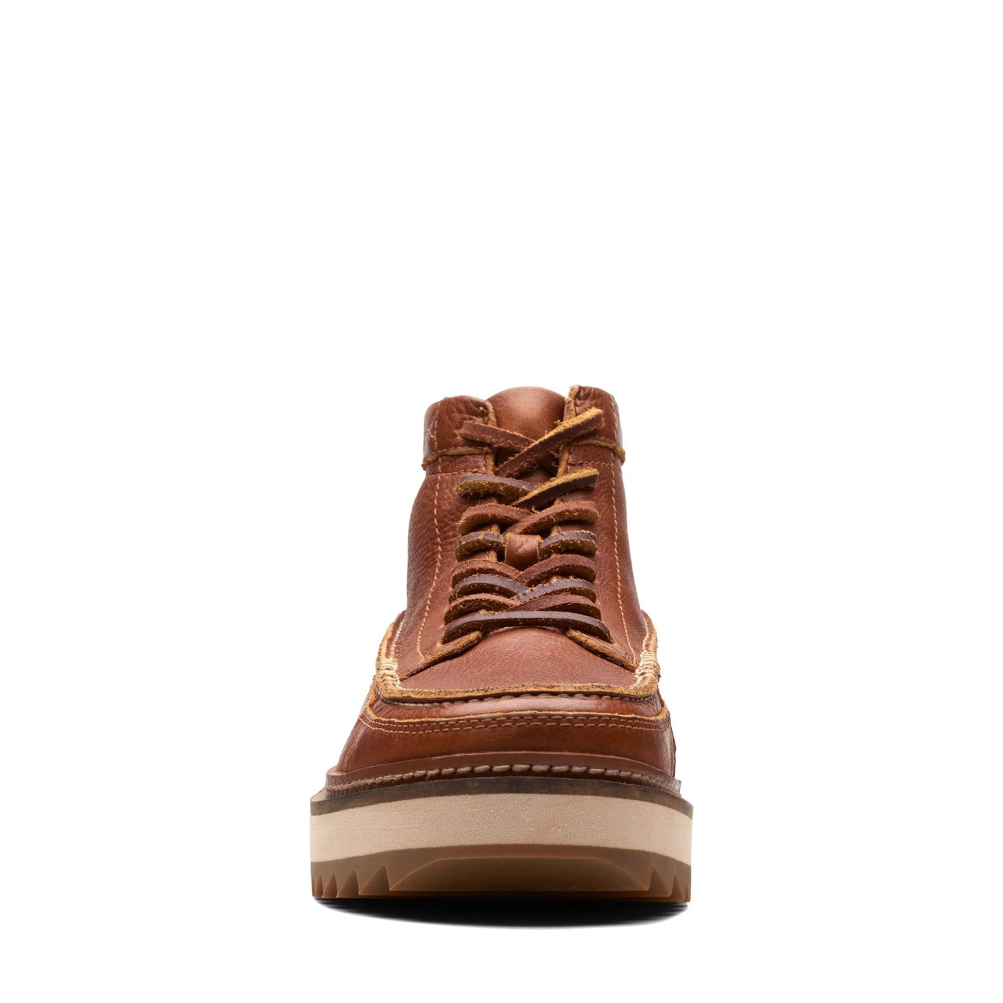 Botines De La Marca Clarks Para Hombre Modelo Clarkhill Mid Dark Tan Leather En Color Marrón