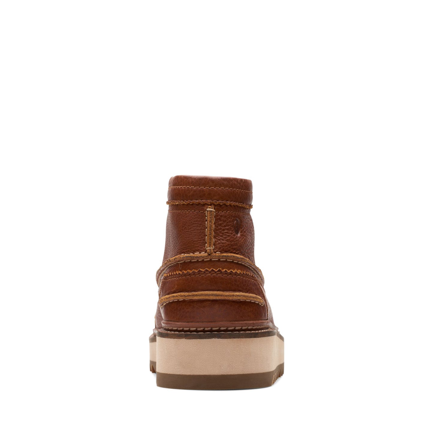 Botines De La Marca Clarks Para Hombre Modelo Clarkhill Mid Dark Tan Leather En Color Marrón