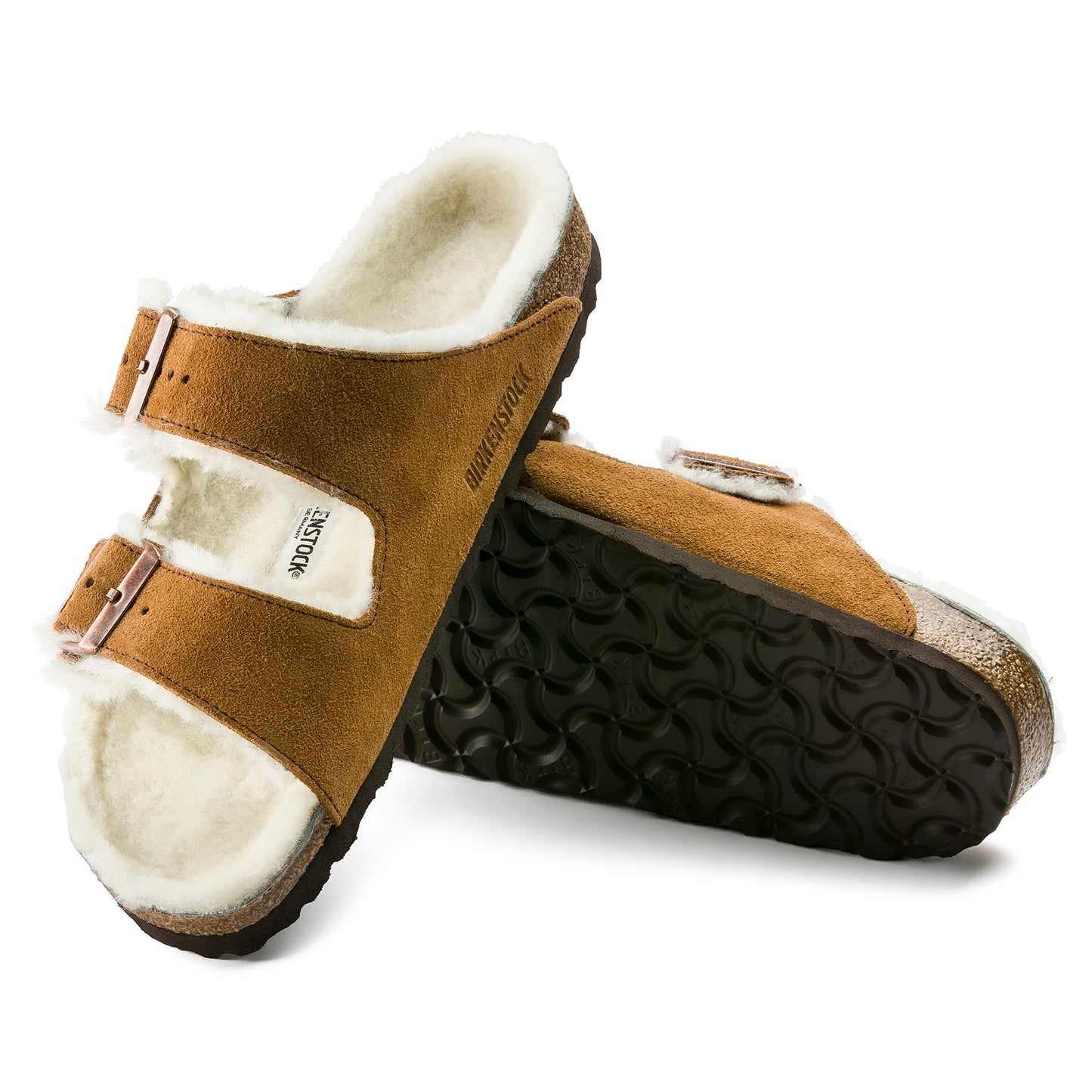 BIRKENSTOCK | SANDALIAS UNISEX | ARIZONA VL SHEARLING MINK 00491 | MARRÓN | N REGULAR