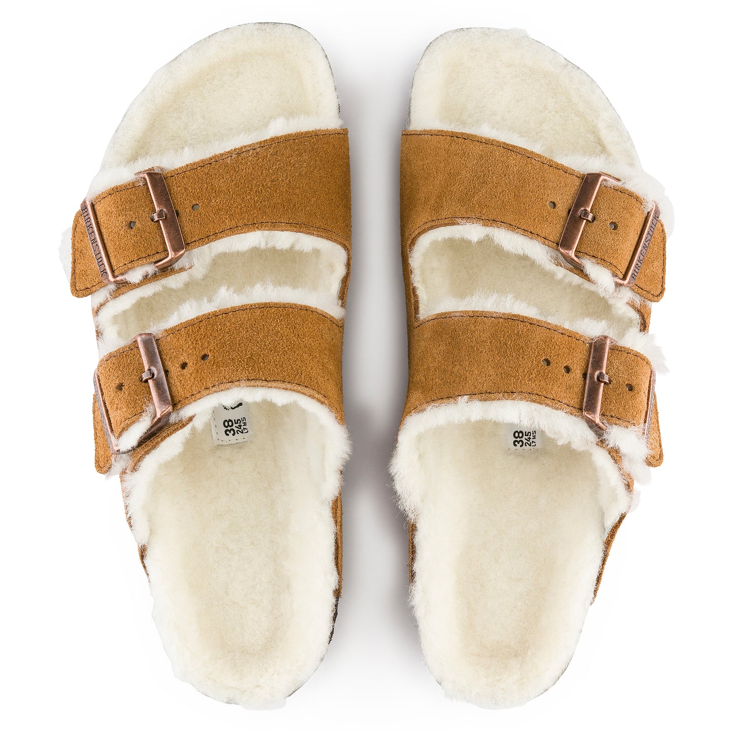 BIRKENSTOCK | SANDALIAS UNISEX | ARIZONA VL SHEARLING MINK 00491 | MARRÓN | N REGULAR