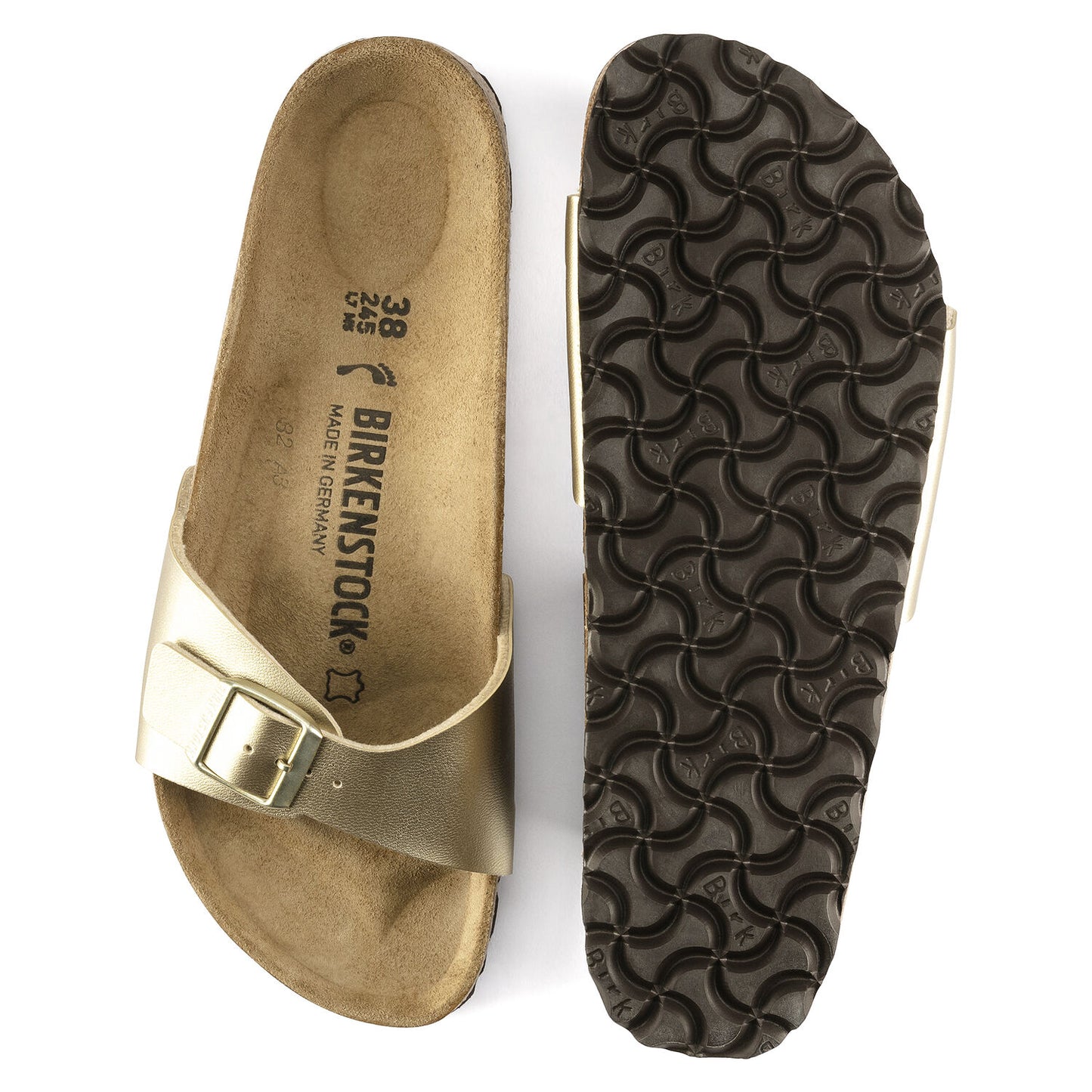 BIRKENSTOCK | SANDALES FEMME | MADRID BF GOLD | DORÉ | ÉTROITES