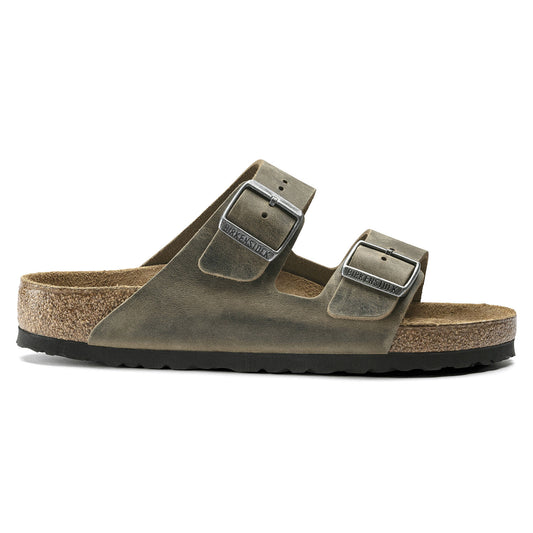 BIRKENSTOCK | САНДАЛІ УНІСЕКС | ARIZONA SOFT СТІБКА З ПРОМАСЛЕНОЮ ШКІРОЮ ХАКІ | ХАКІ