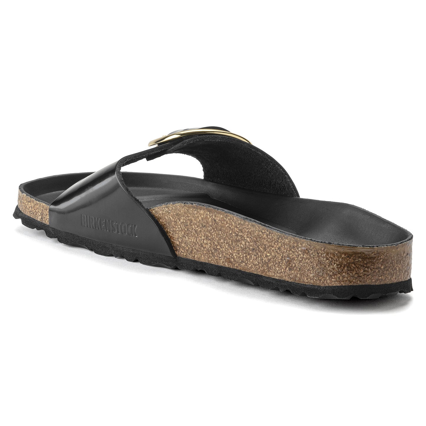 BIRKENSTOCK | SANDALES FEMME | MADRID BB LENA HIGH SHINE BLACK HEX | NOIR | S ÉTROIT