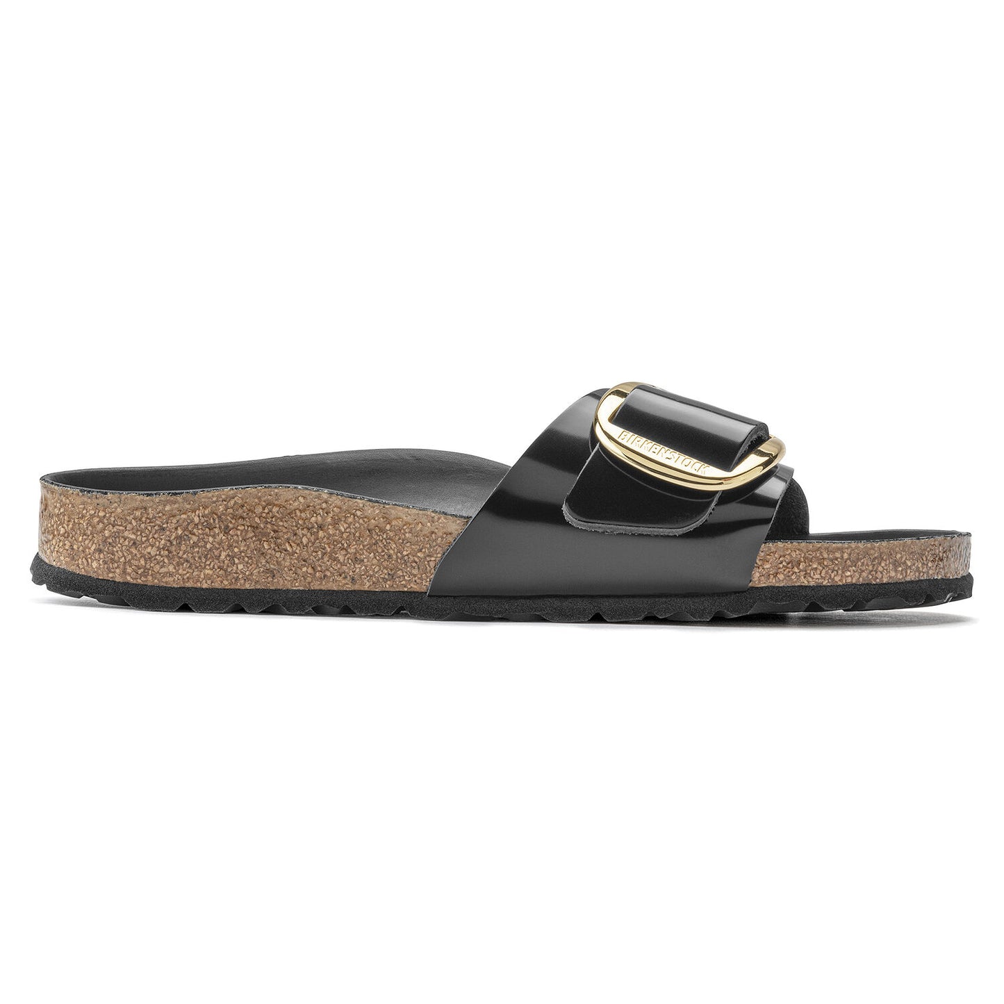 BIRKENSTOCK | SANDALES FEMME | MADRID BB LENA HIGH SHINE BLACK HEX | NOIR | S ÉTROIT