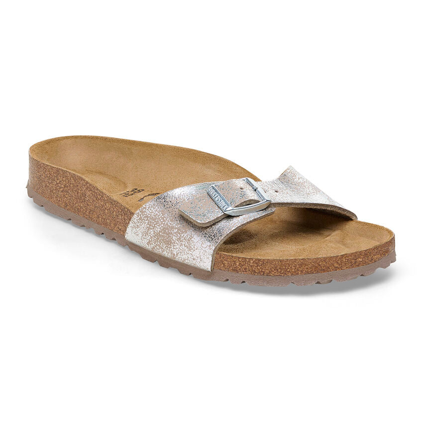 BIRKENSTOCK | SANDALIAS MUJER | MADRID BS SYNTHETICS SYN WASHED METALLIC SILVER | PLATEADO