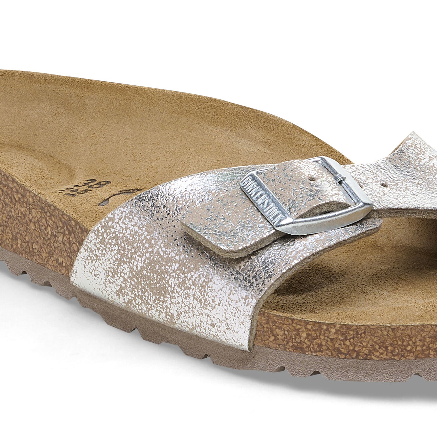 BIRKENSTOCK | SANDALIAS MUJER | MADRID BS SYNTHETICS SYN WASHED METALLIC SILVER | PLATEADO