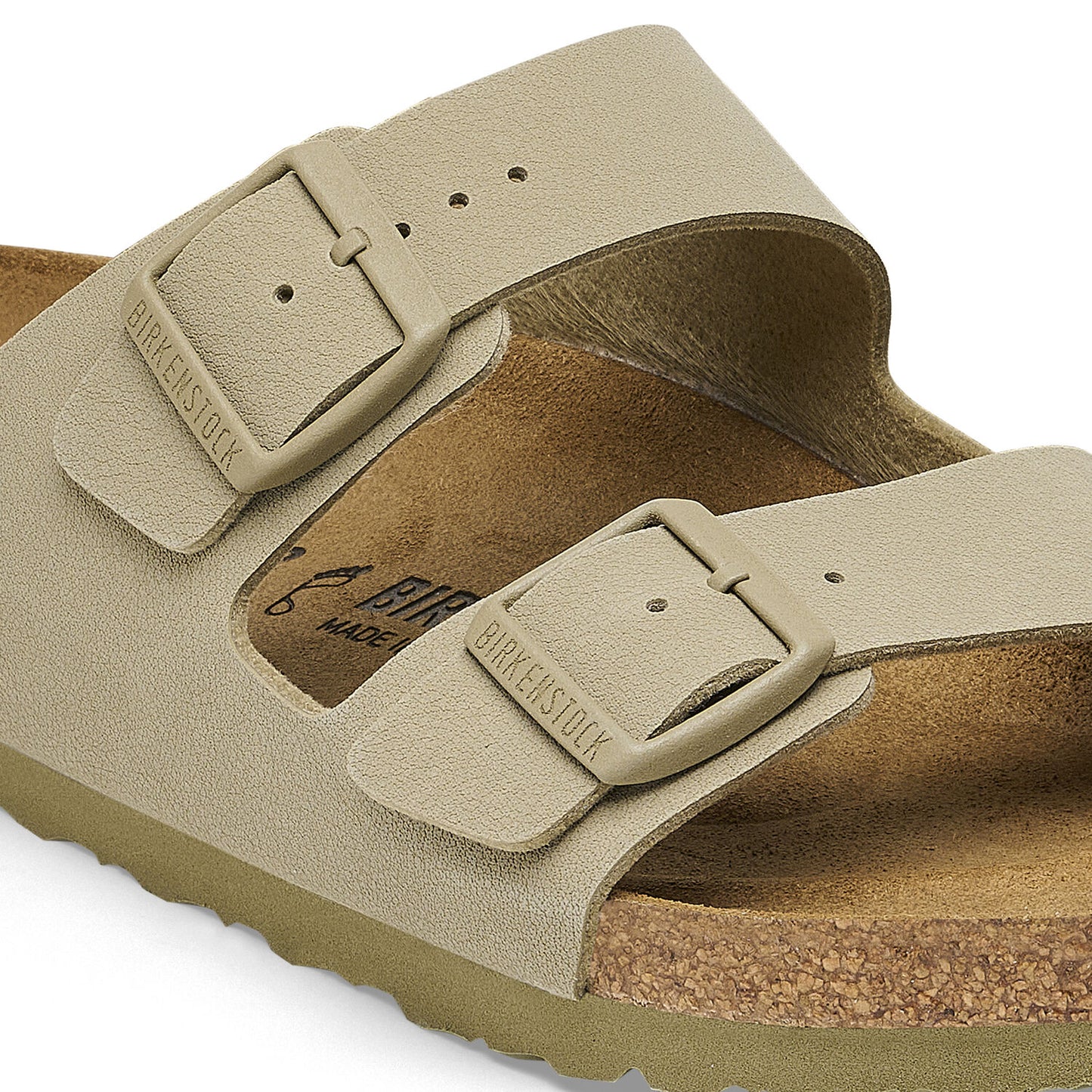 BIRKENSTOCK | UNISEX-SANDALEN | ARIZONA BIRKO FLOR FADED KHAKI | KHAKI