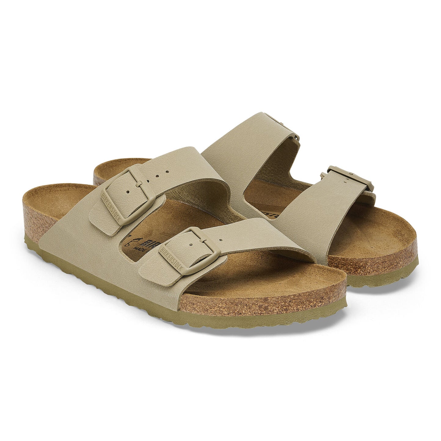 BIRKENSTOCK | UNISEX-SANDALEN | ARIZONA BIRKO FLOR FADED KHAKI | KHAKI