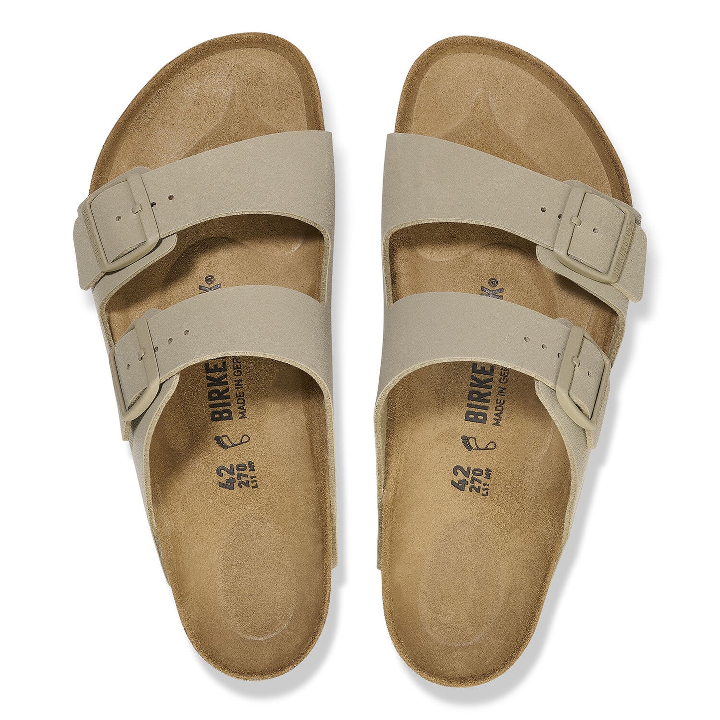 BIRKENSTOCK | UNISEX-SANDALEN | ARIZONA BIRKO FLOR FADED KHAKI | KHAKI