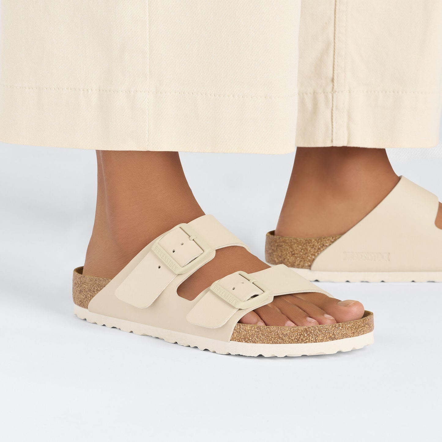 BIRKENSTOCK | SANDALES FEMME | ARIZONA BIRKO FLOR NOUVEAU | BEIGE