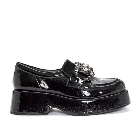 PONS QUINTANA | WOMEN LOAFERS | FLIPPER BLACK NAPA LC | BLACK