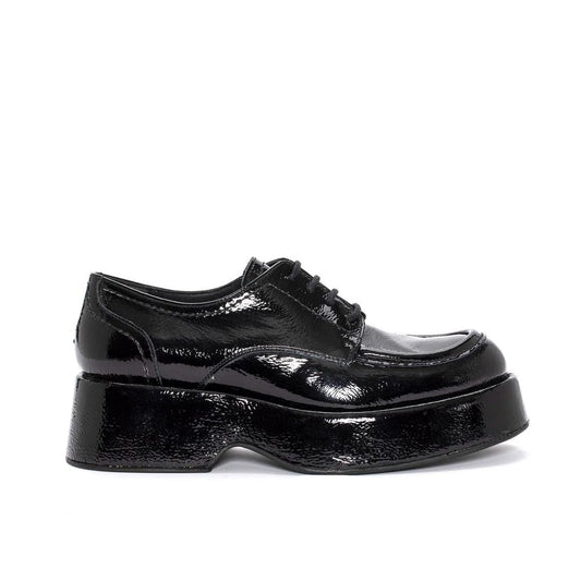 PONS QUINTANA | WOMEN'S DERBY SHOES | FLIPPER BLACK NAPA LC | BLACK