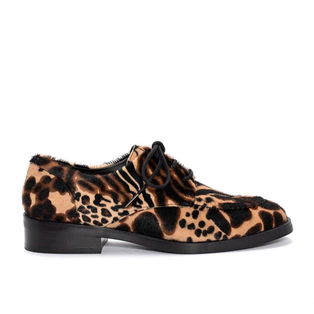 PONS QUINTANA | WOMEN'S DERBY | OMEGA CAMEL MONKEY CAMEL | LEOPARD PRINT