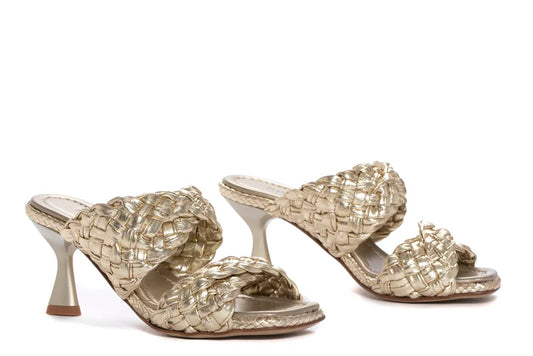 PONS QUINTANA | サンダル | レディース | ランス - 編み込みナッパ