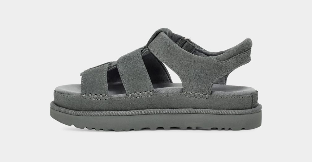 UGG | Damen Sandalen | W Goldenstar Strap Rainstorm | Grau