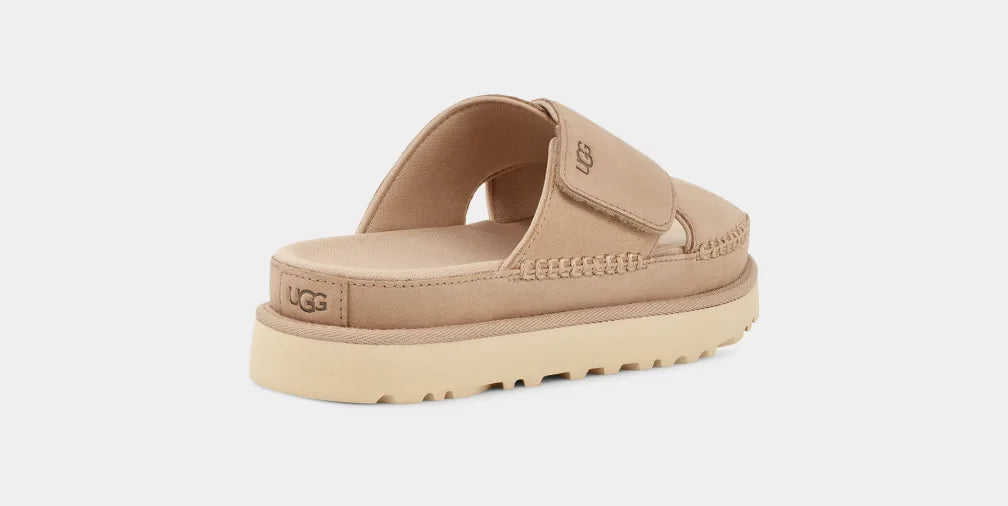 UGG | SANDALES FEMME | W GOLDENSTAR CROSS SLIDE DRIFTWOOD | BEIGE