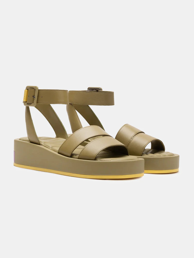HOFF | Damensandalen | Khaki Town Riemchensandale