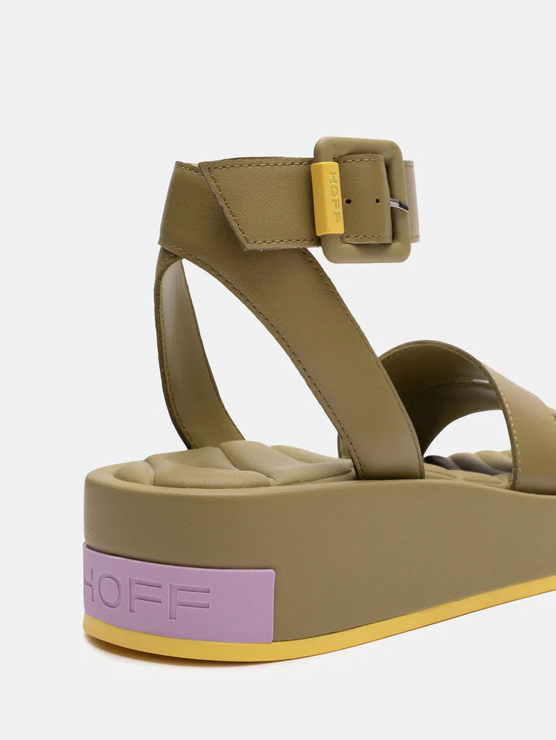 HOFF | Damensandalen | Khaki Town Riemchensandale