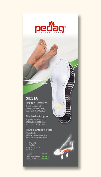 PEDAG | PLANTILLAS UNISEX | SIESTA | BLANCO