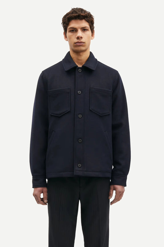 SAMSOE | CHAQUETAS | HOMBRE | PALLY SHIRT JACKEA SALUTE | AZUL
