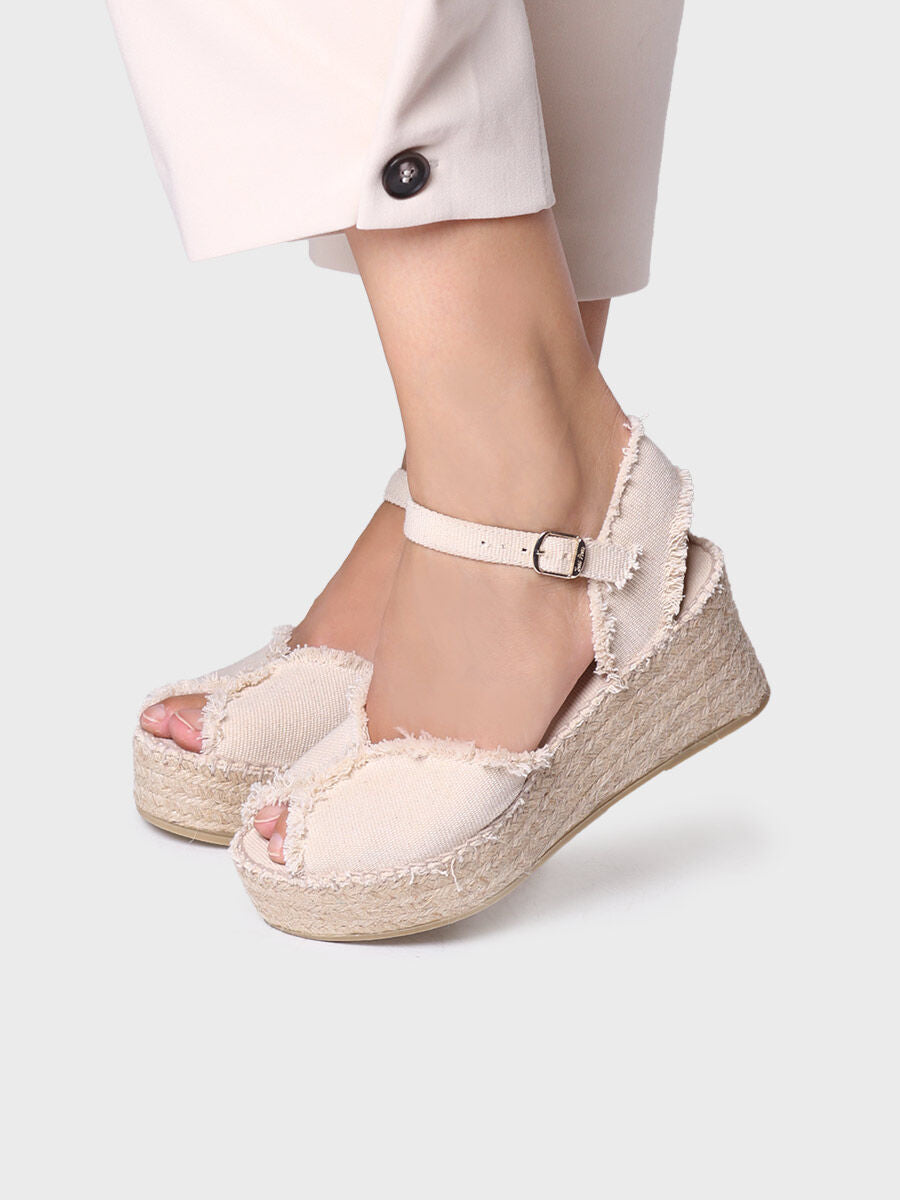 TONI PONS | ESPADRILLES POUR FEMMES | ISAURA CRU | BEIGE
