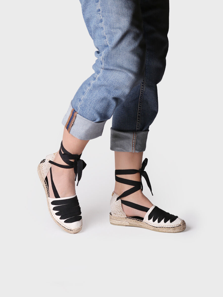 TONI PONS | ESPADRILLES FEMME | GAVET CU NOIR | NOIR