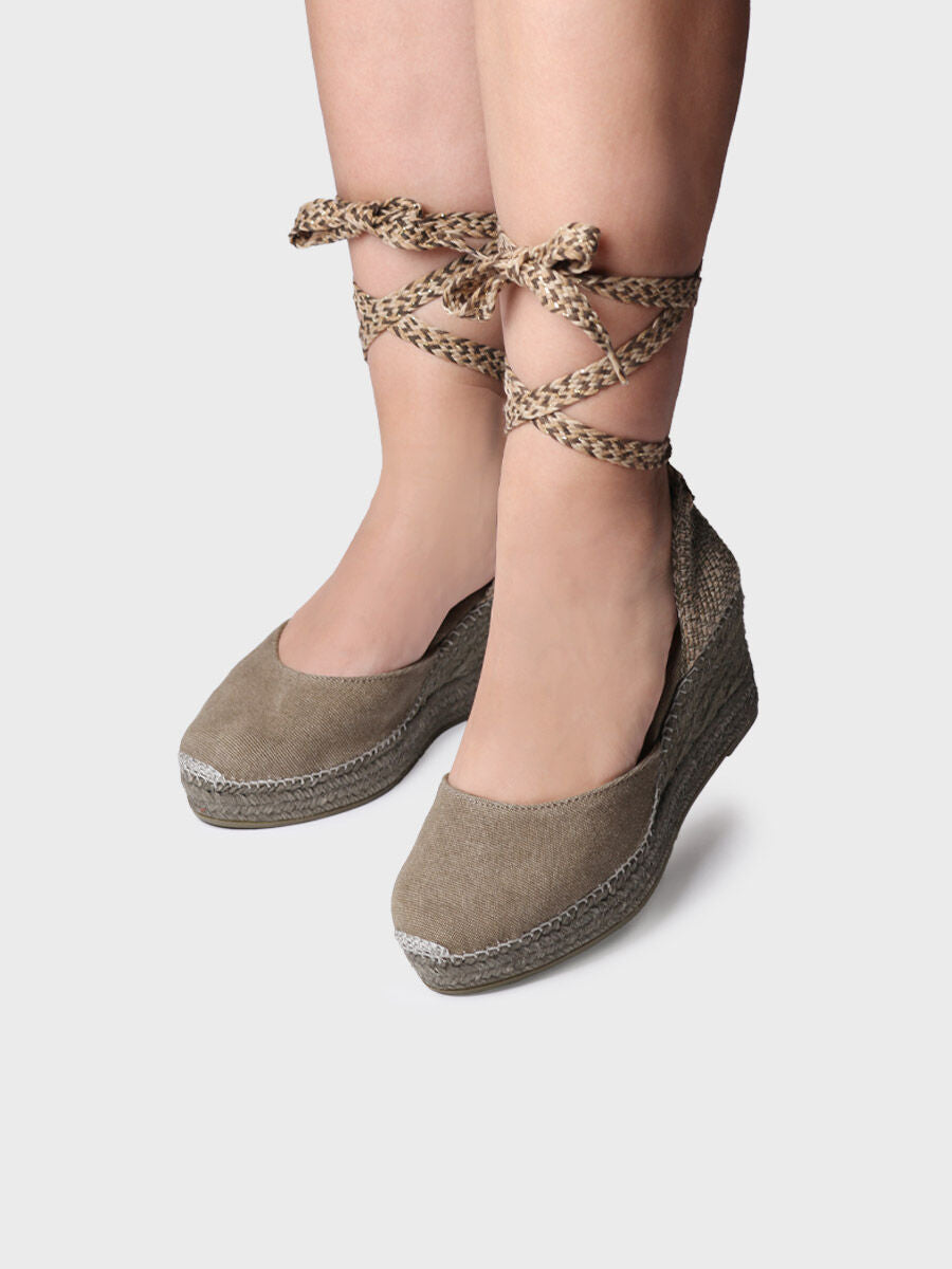 TONI PONS | ESPADRILLES FEMME | KAKI LISBONNE | KAKI