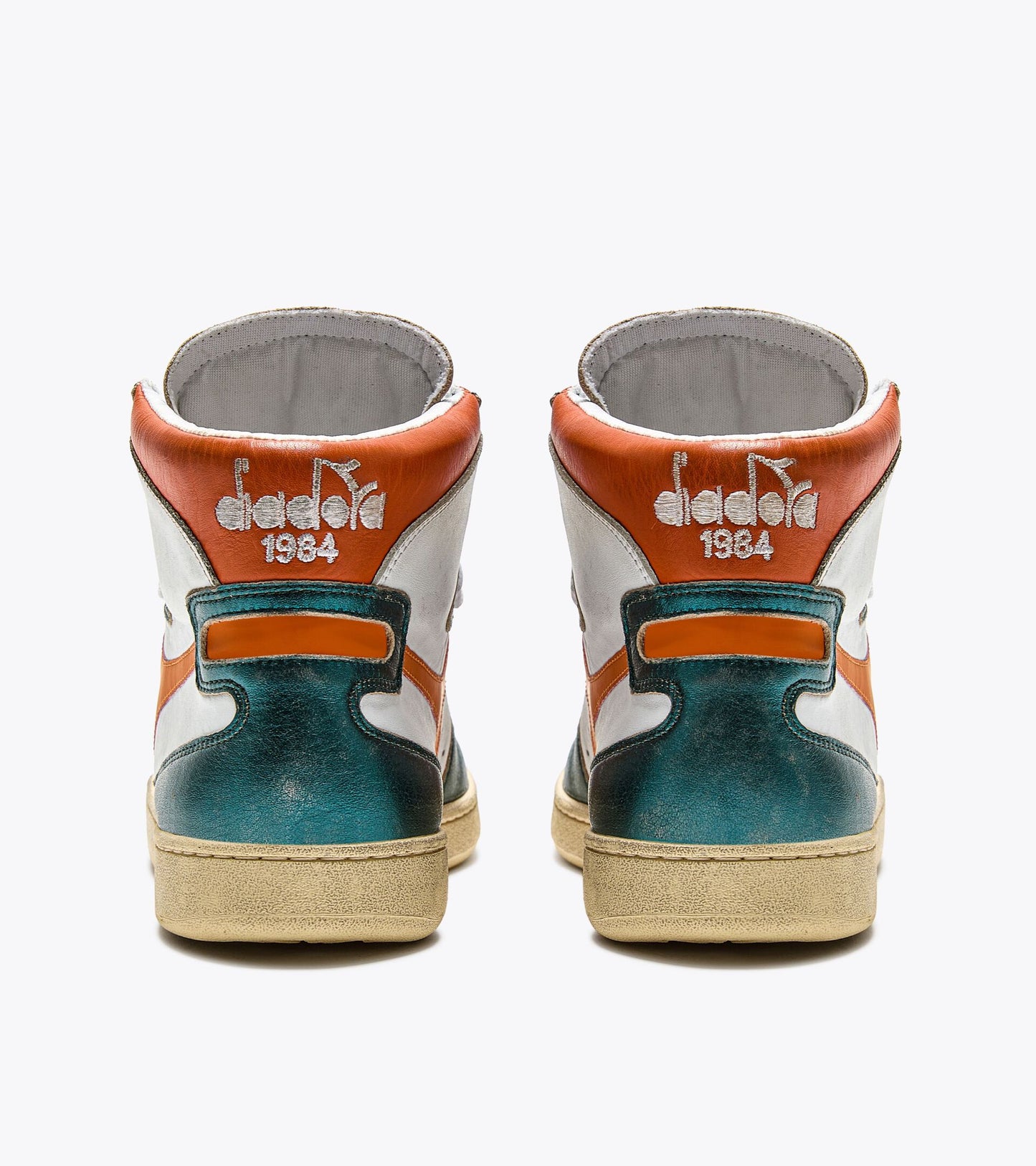 DIADORA | DAMEN-SNEAKERS | M BASKET MET MIX USED WEISS/TR ORANGE | WEISS