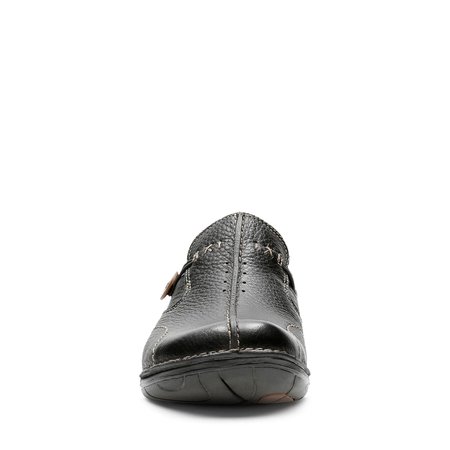 Zapatos Casual De La Marca Clarks Para Mujer Modelo Un Loop Black Leather En Color Negro