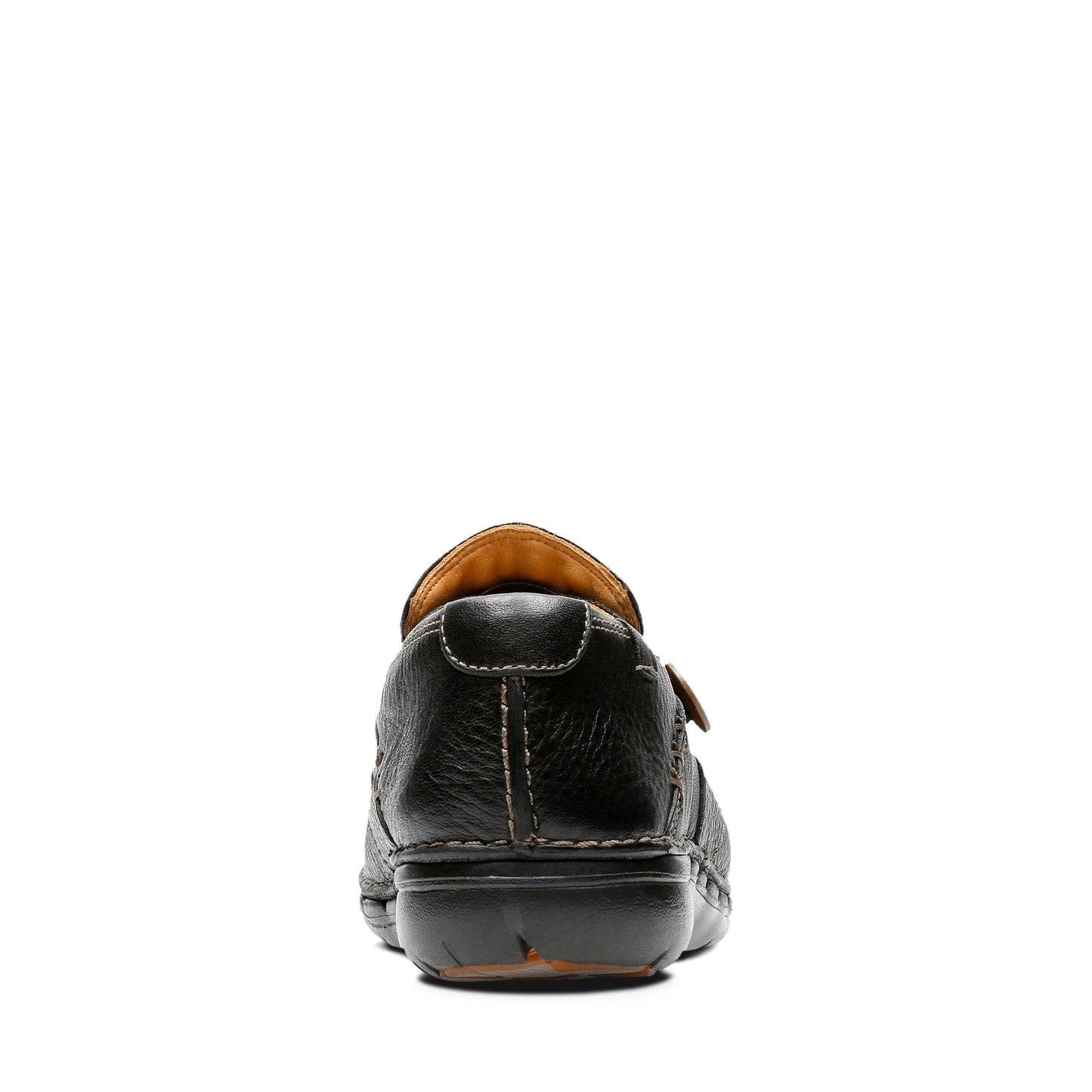 Zapatos Casual De La Marca Clarks Para Mujer Modelo Un Loop Black Leather En Color Negro