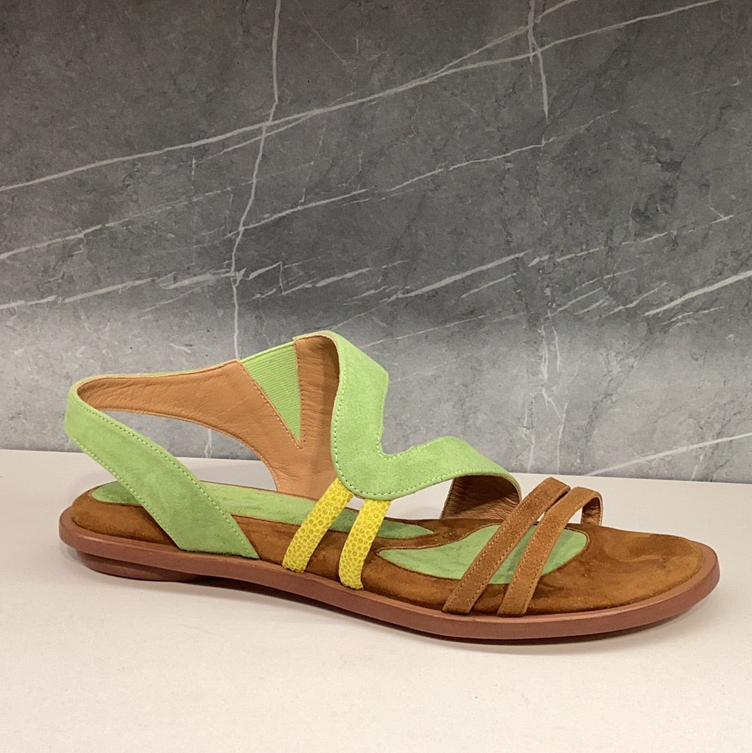 AUDLEY | DAMENSANDALEN | KAIMA WILDLEDER LARRUA | GRÜN