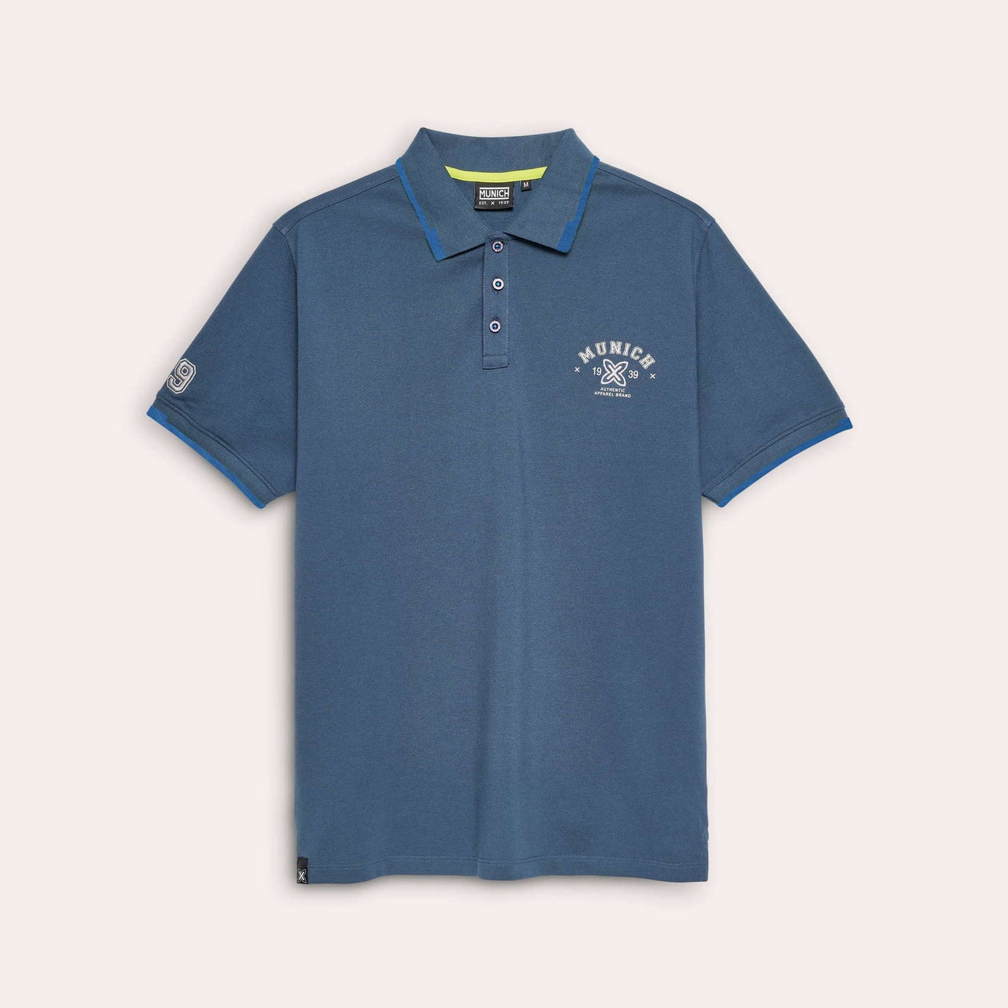 MUNICH | POLOS | UNISEX | POLO VARSITY LIFESTYLE NAVY | AZUL
