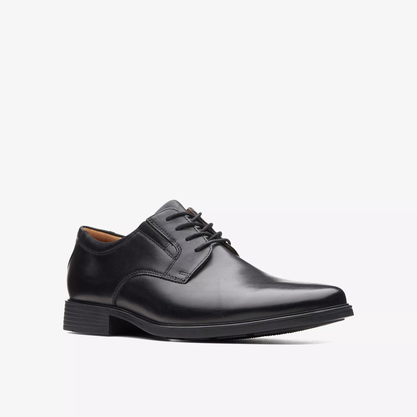 Zapatos De Vestir De La Marca Clarks Para Hombre Modelo Tilden Plain Black Leather En Color Negro