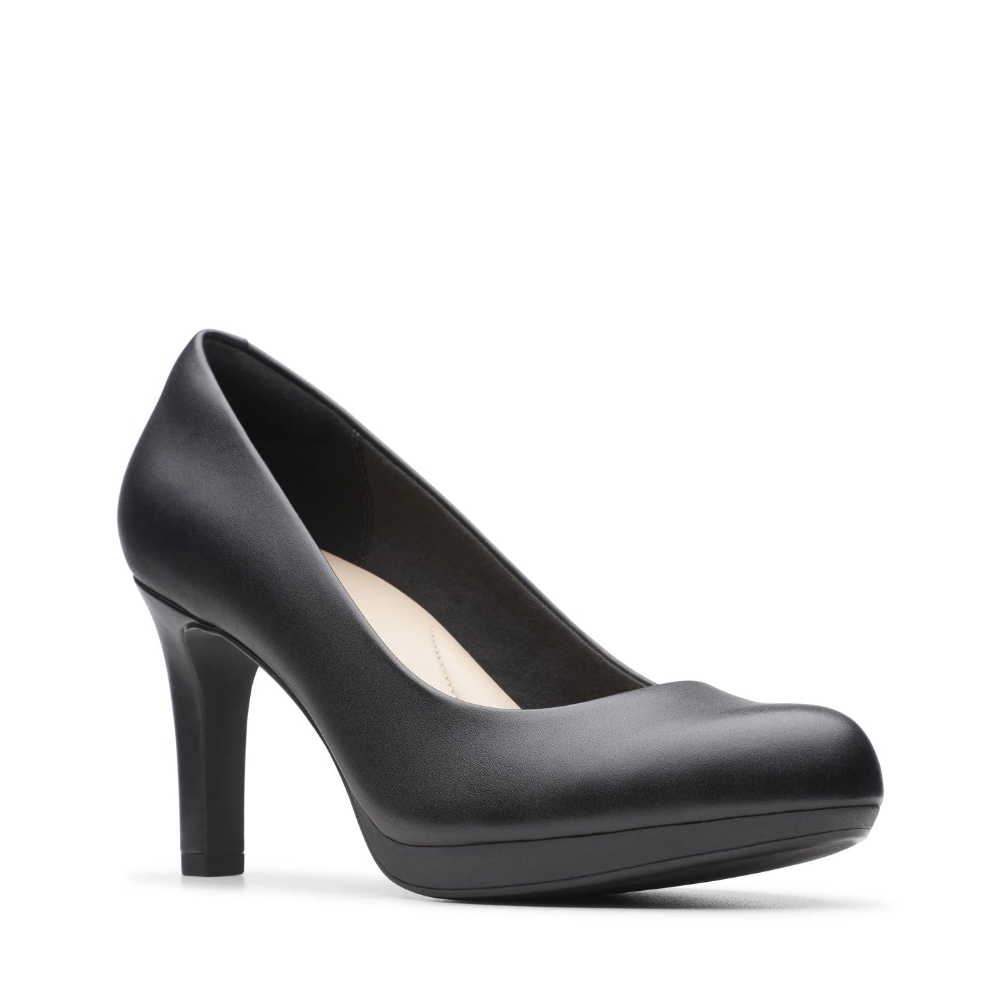 Zapatos De Vestir De La Marca Clarks Para Mujer Modelo Adriel Viola Black Leather En Color Negro