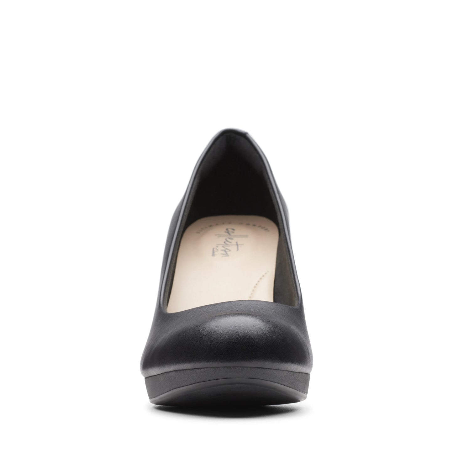 Zapatos De Vestir De La Marca Clarks Para Mujer Modelo Adriel Viola Black Leather En Color Negro