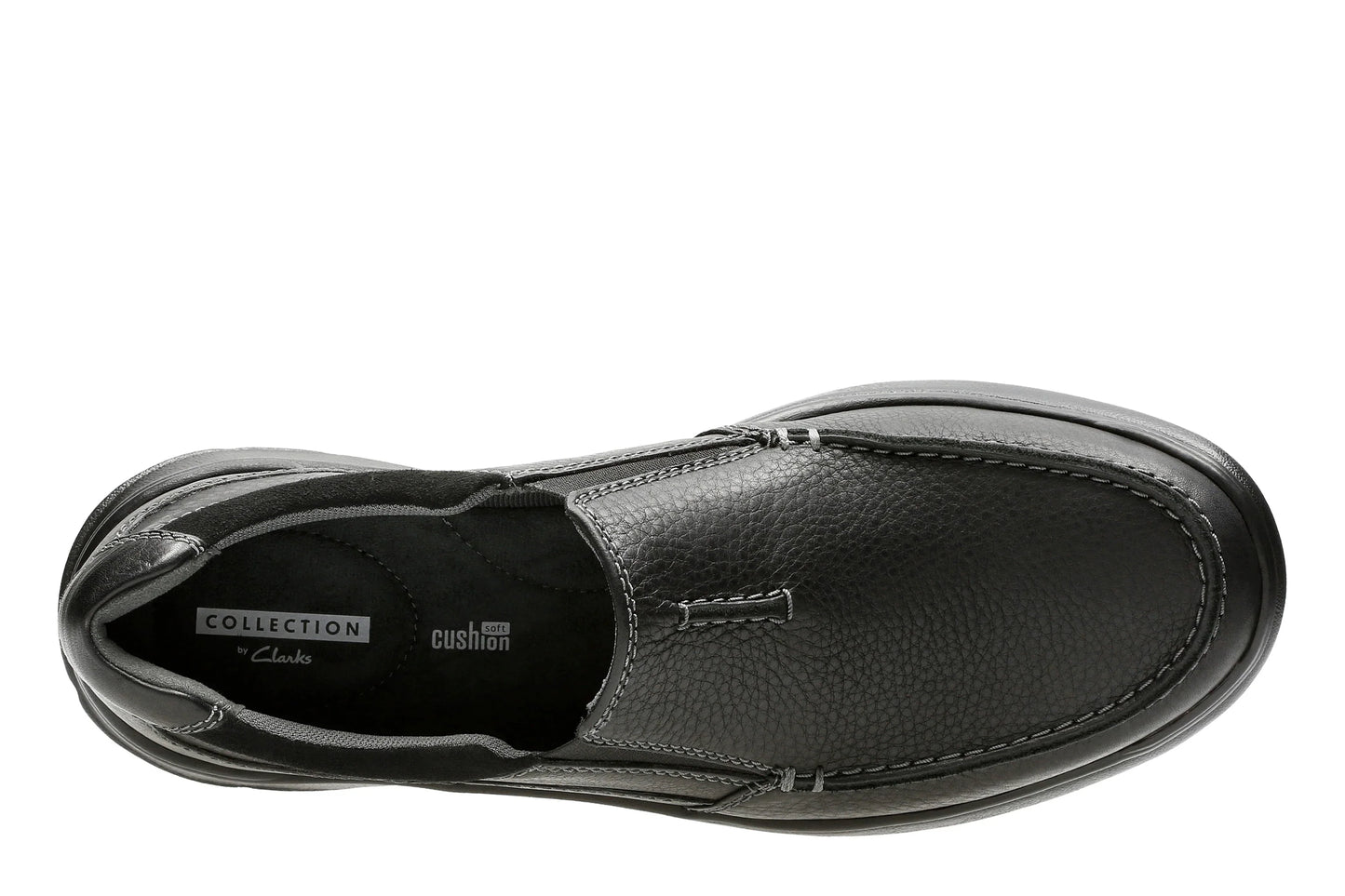 Zapatos Casual De La Marca Clarks Para Hombre Modelo Cotrell Free Black Oily Leather En Color Negro