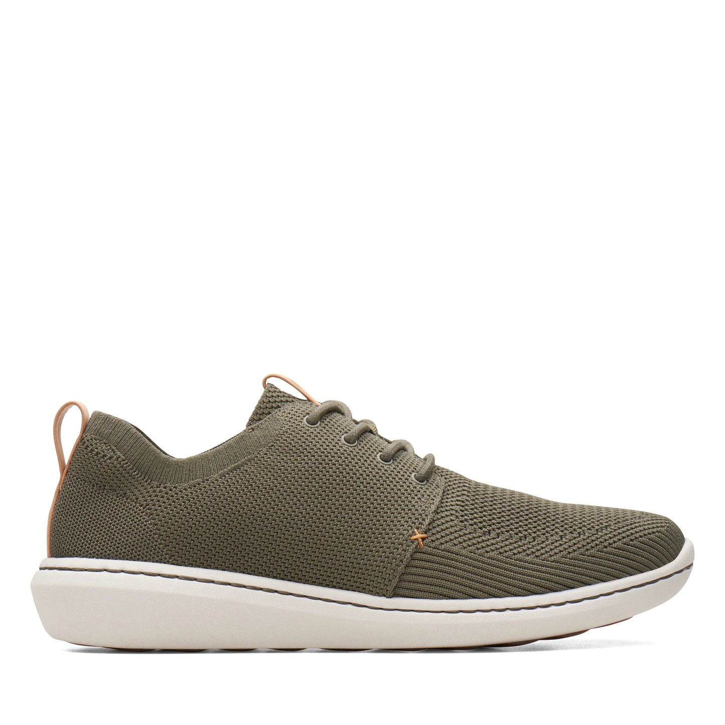 Chaussures décontractées pour hommes Clarks, modèle Step Urban Mix Khaki, de couleur kaki