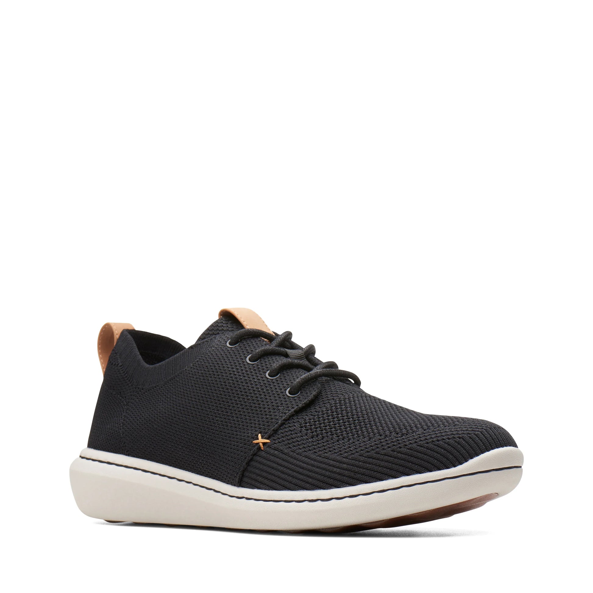 Półbuty męskie Clarks, model Step Urban Mix Black, w kolorze czarnym.