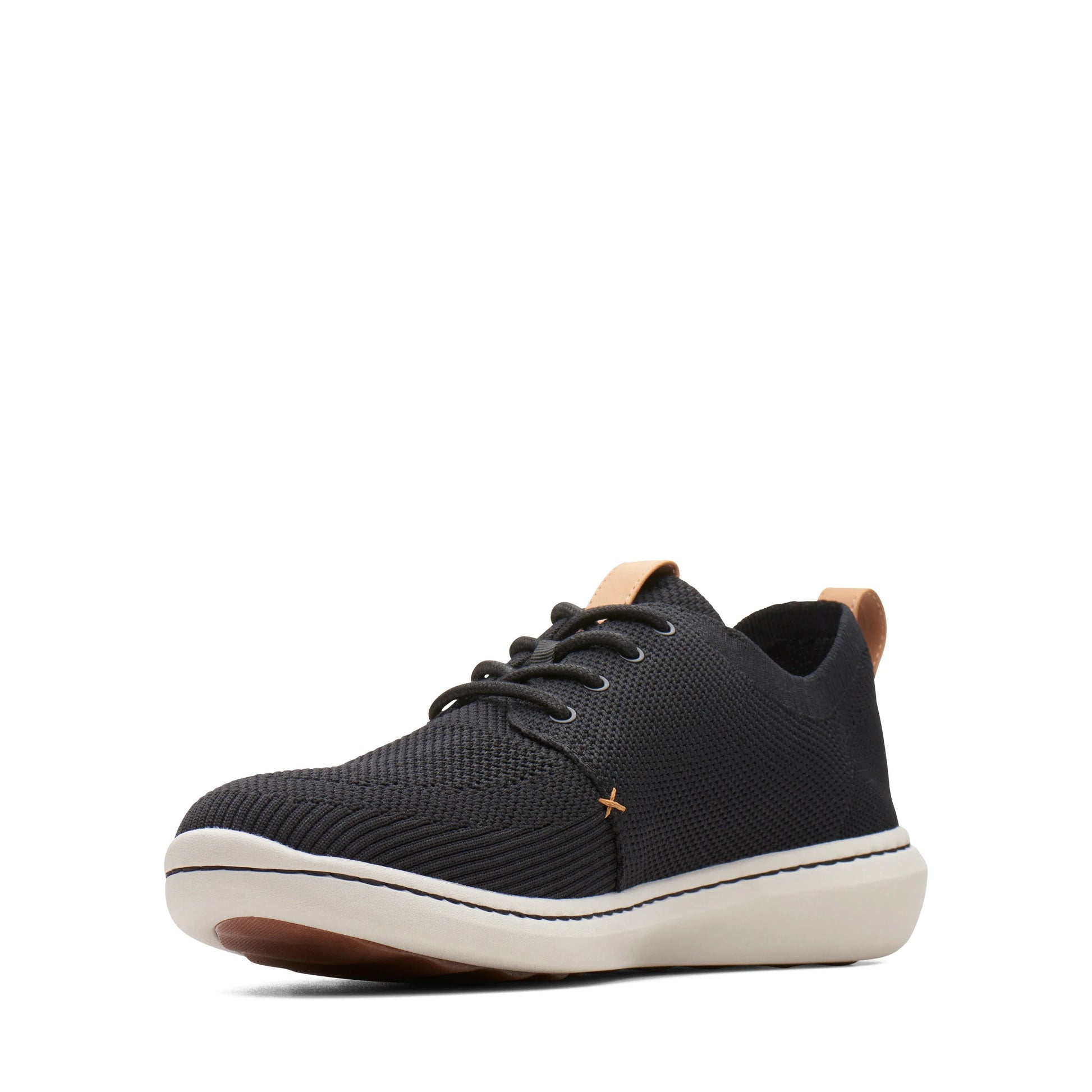 Półbuty męskie Clarks, model Step Urban Mix Black, w kolorze czarnym.