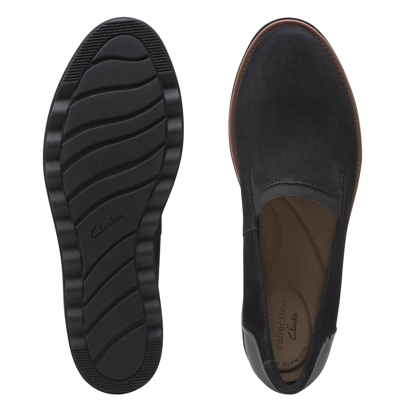 Mocasines De La Marca Clarks Para Mujer Modelo Sharon Dolly Black En Color Negro