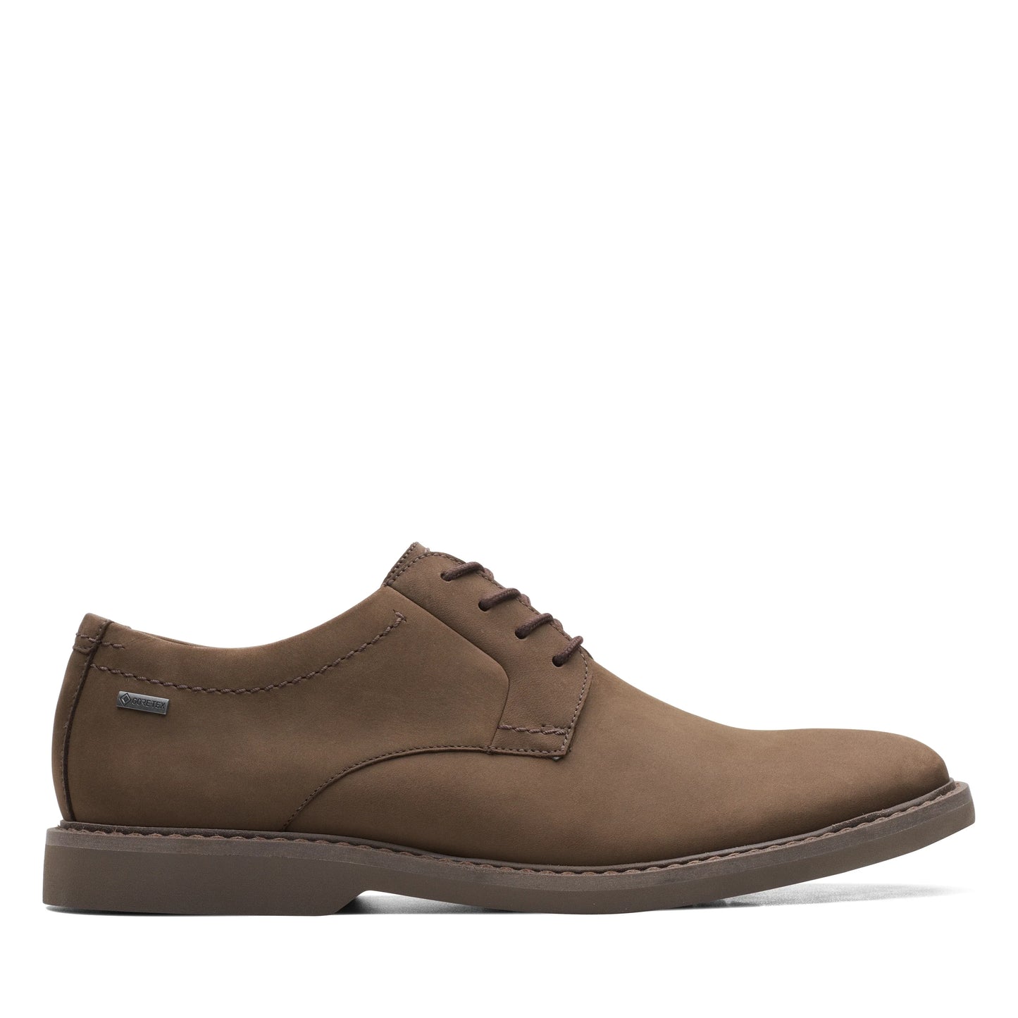 Zapatos De Vestir De La Marca Clarks Para Hombre Modelo Atticus Lt Lo Gtx Dark Brown Nubuck En Color Marrón