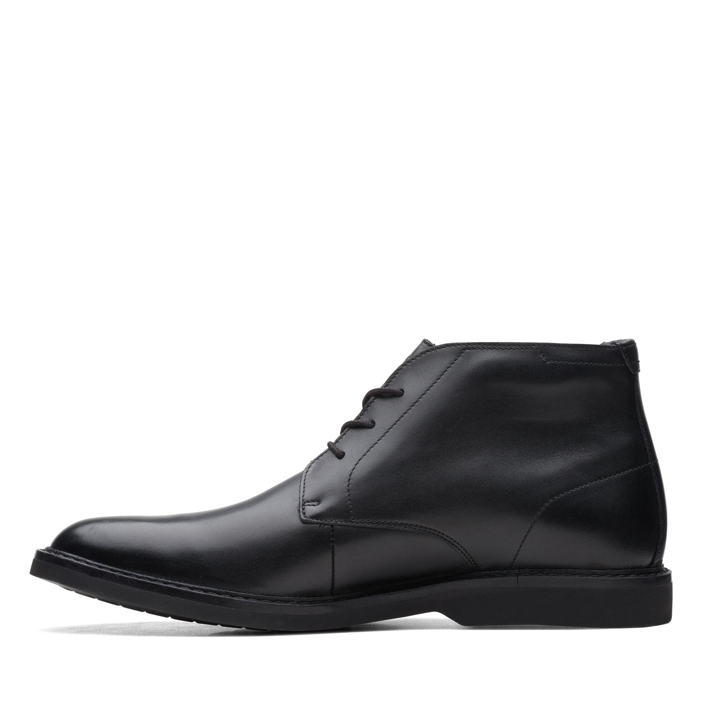 Botines De La Marca Clarks Para Hombre Modelo Atticus Lt Higtx Black Leather En Color Negro