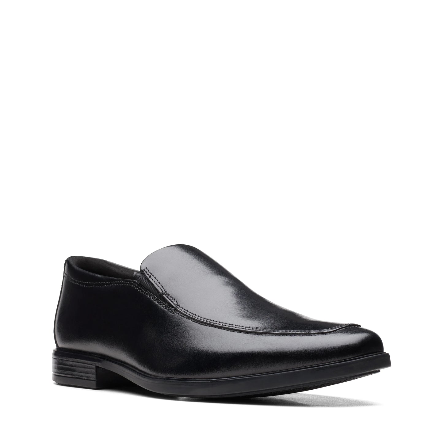 Mocasines De La Marca Clarks Para Hombre Modelo Howard Edge Black Leather En Color Negro