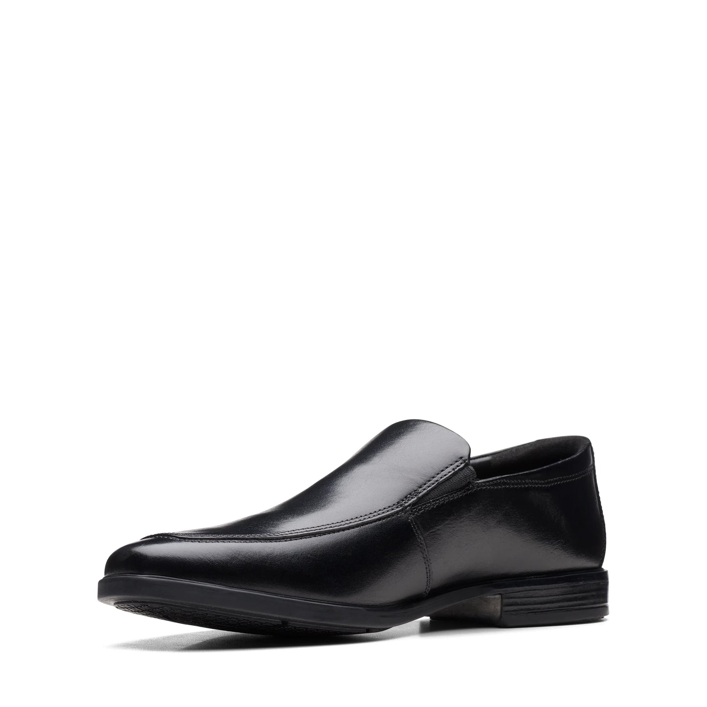 Mocasines De La Marca Clarks Para Hombre Modelo Howard Edge Black Leather En Color Negro