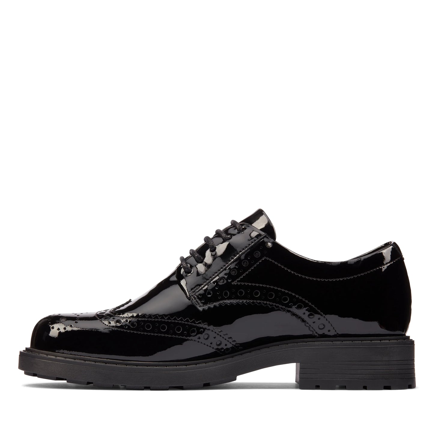 Zapatos Casual De La Marca Clarks Para Mujer Modelo Orinoco2 Limit Black Patent En Color Negro
