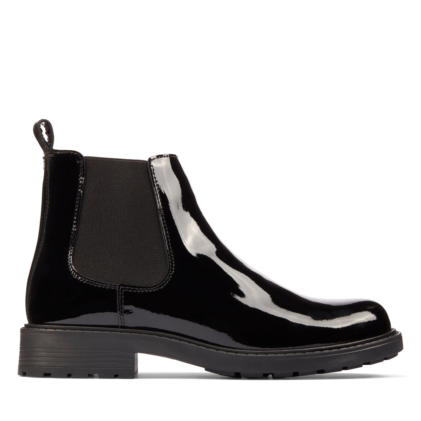 Botas De La Marca Clarks Para Mujer Modelo Orinoco2 Lane Black Patent En Color Negro