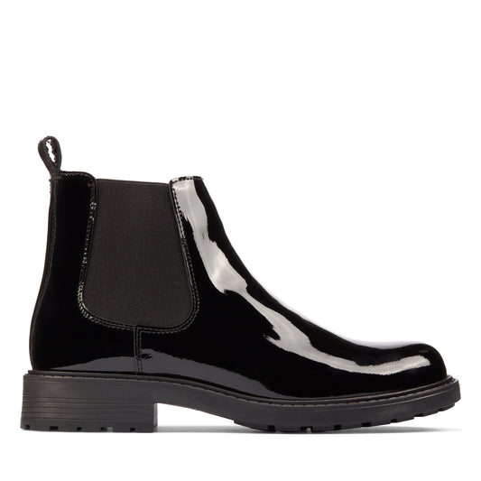 Botas De La Marca Clarks  Para Mujer Modelo Orinoco2 Lane Black Patent En Color Negro